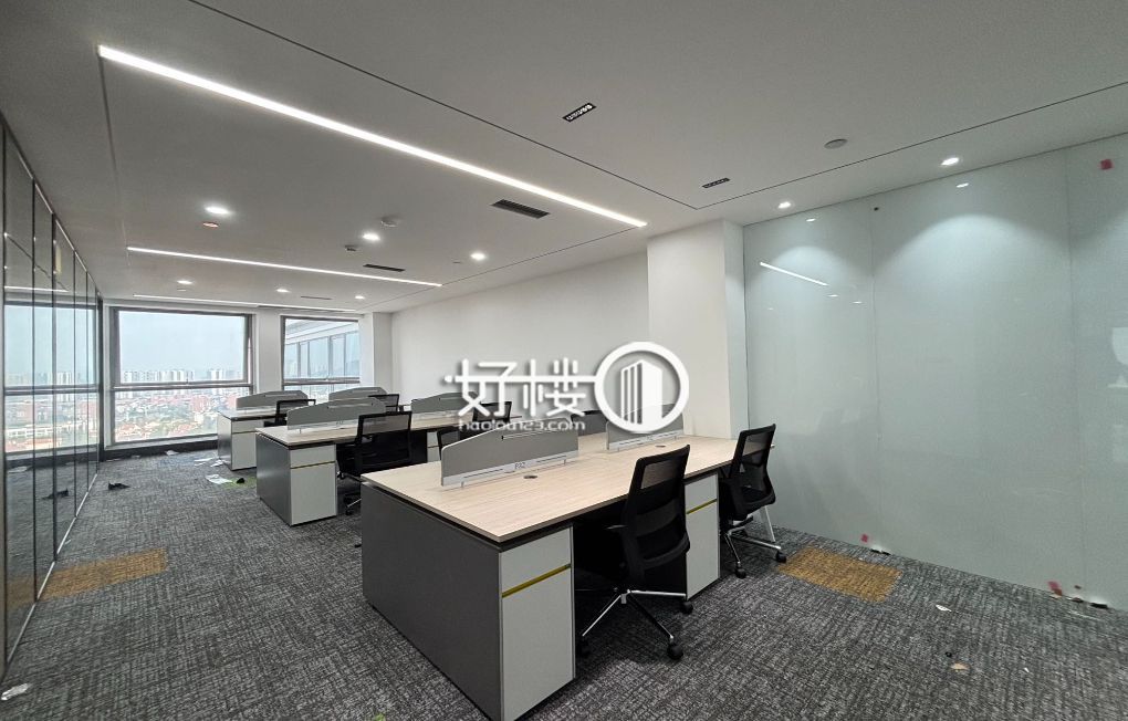 渝北人和轻轨出口 端头户型双面采光 坐北朝南 写字楼|办公室出租|租赁/租金/图片