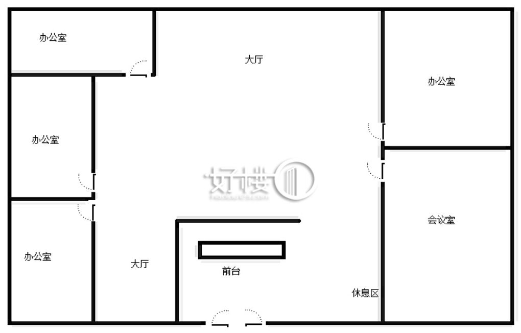 恒大中渝广场2号楼写字楼|办公室出租|租赁/租金/图片