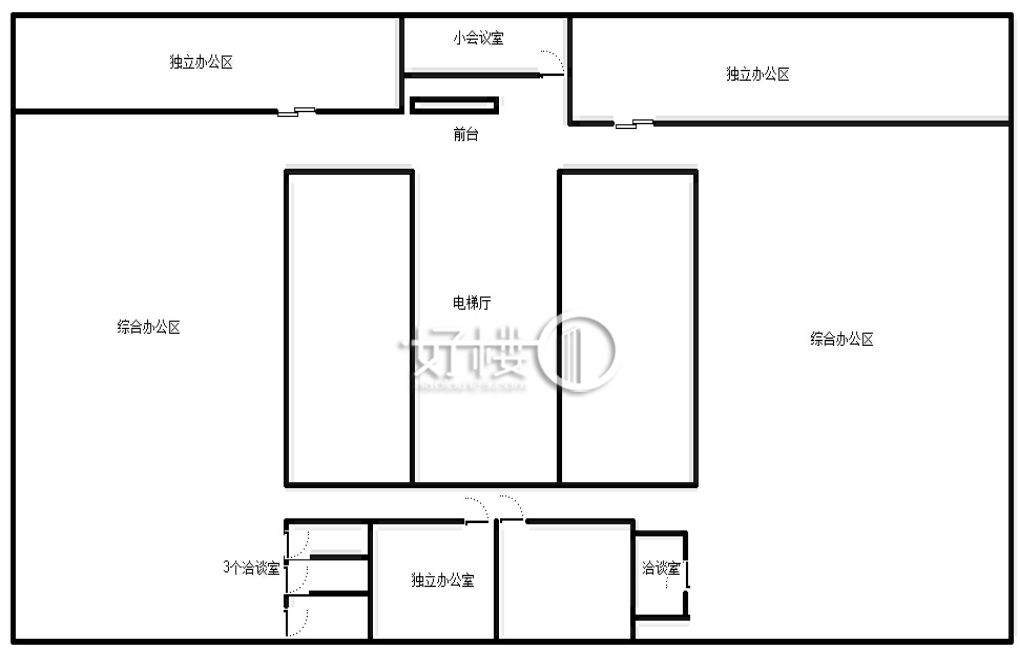 拓邦大厦A栋写字楼|办公室出租|租赁/租金/图片