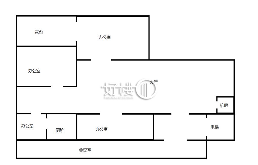 新天泽·国际总部城A区6栋2单写字楼|办公室出租|租赁/租金/图片