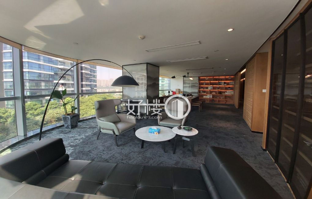 金开大道棕榈泉正看湖 电梯口精装出售 空调自控写字楼|办公室出租|租赁/租金/图片