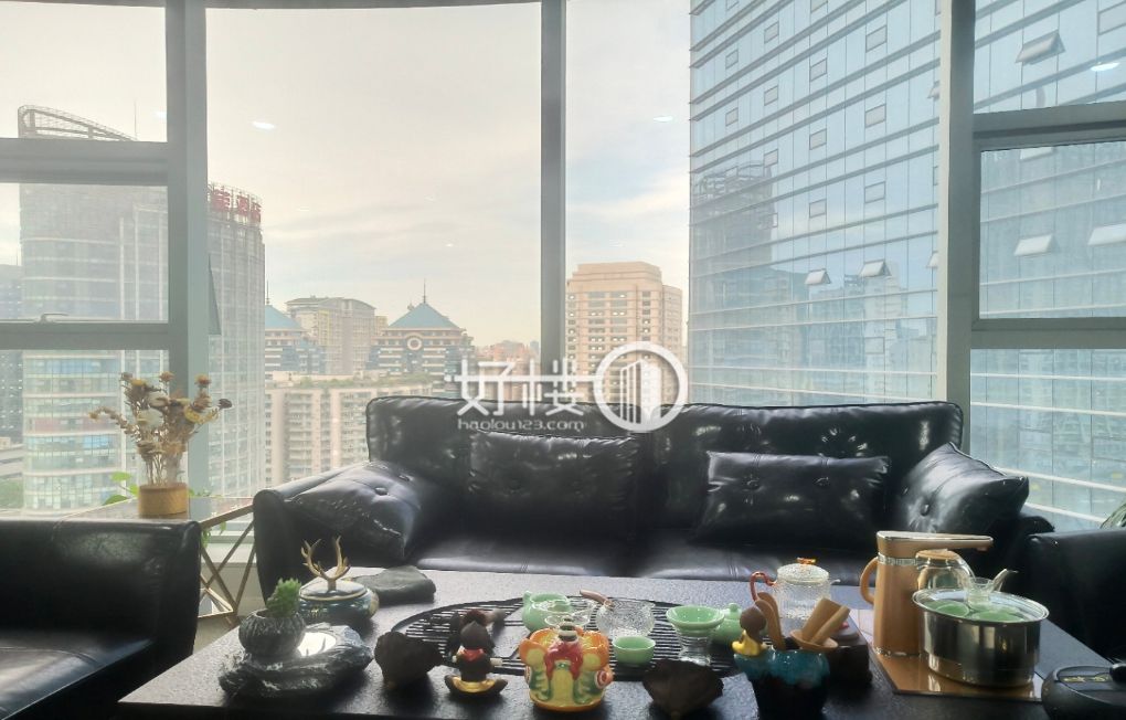 双面采光三轨环绕江厦星光汇精装办公室现房出售采光好写字楼|办公室出租|租赁/租金/图片