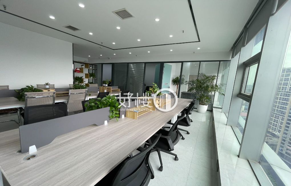 石桥铺精装办公室江厦星光汇办公室现房出售写字楼|办公室出租|租赁/租金/图片