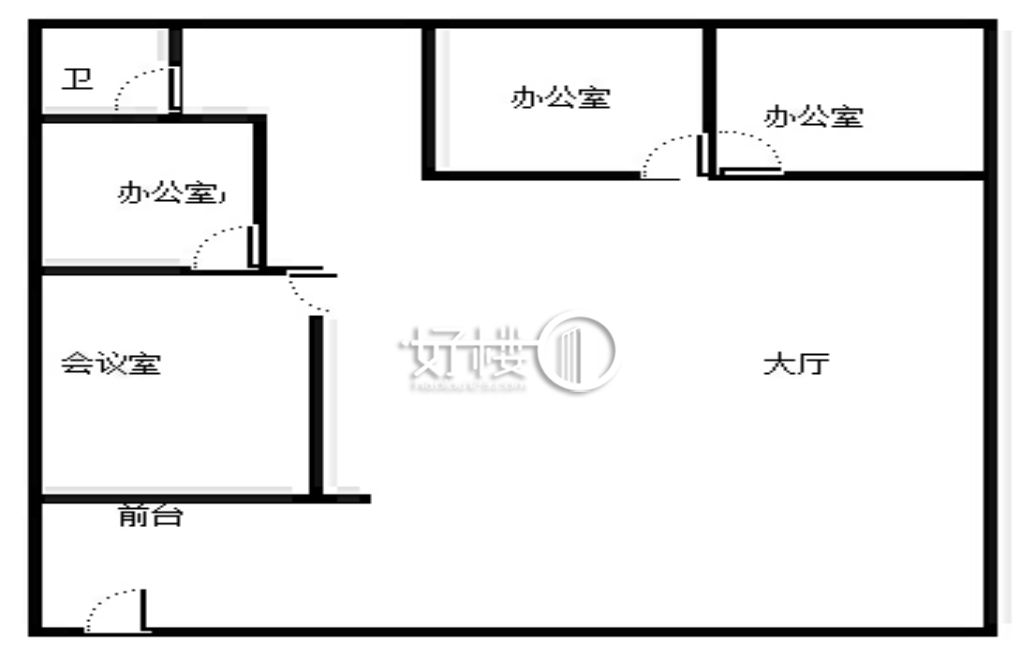 浪高凯悦商务大厦B座写字楼|办公室出租|租赁/租金/图片