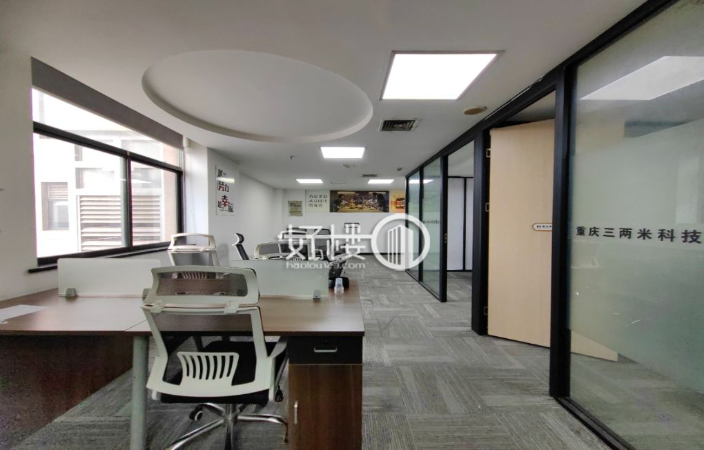 浪高凯悦大厦  电梯口 精装108平出售写字楼|办公室出租|租赁/租金/图片