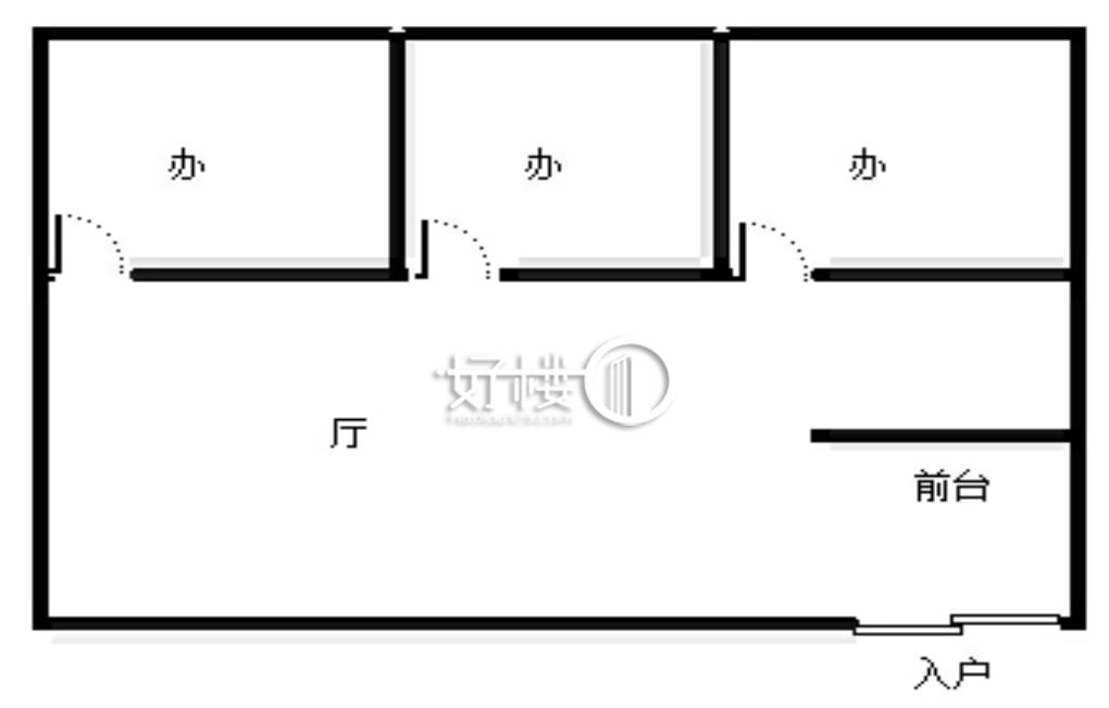 蓝洋金融中心写字楼|办公室出租|租赁/租金/图片