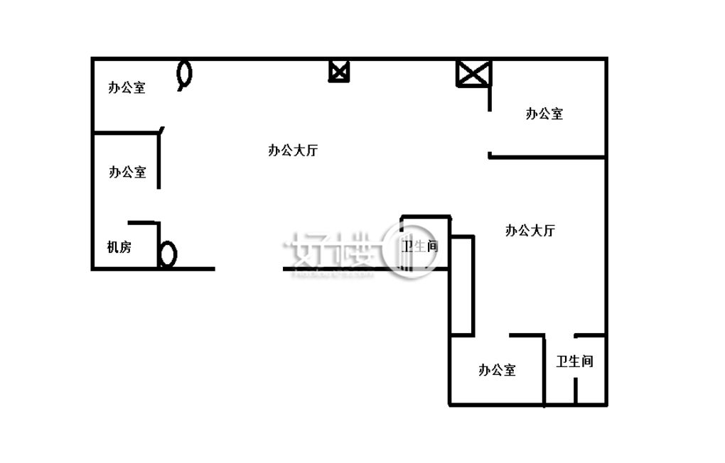 渝高广场C座写字楼|办公室出租|租赁/租金/图片