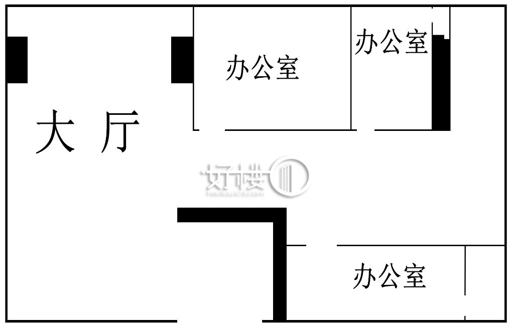 渝高广场F座写字楼|办公室出租|租赁/租金/图片