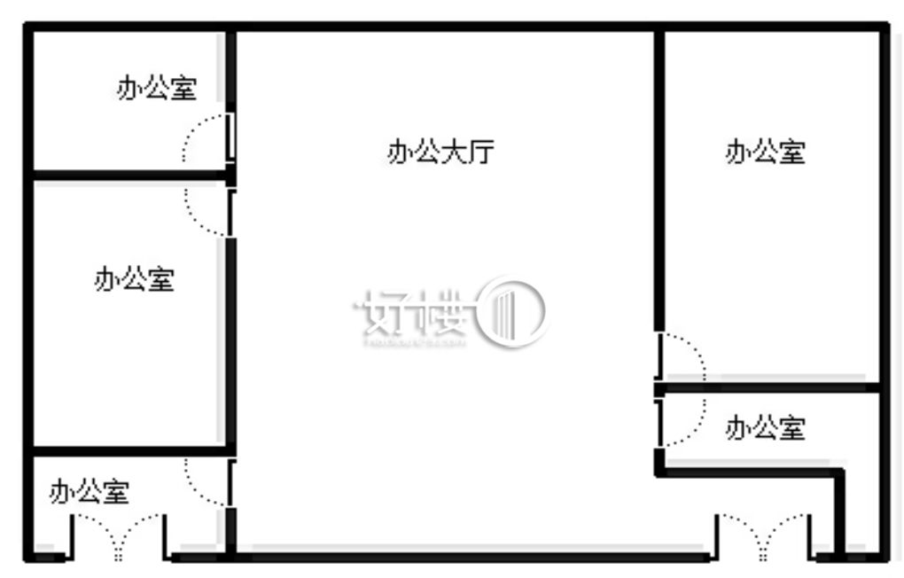 渝高广场F座写字楼|办公室出租|租赁/租金/图片