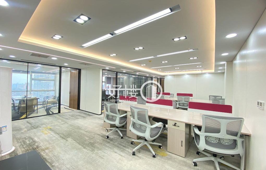 交通方便石桥铺繁华商圈渝高未来大厦精装办公室带租约写字楼|办公室出租|租赁/租金/图片