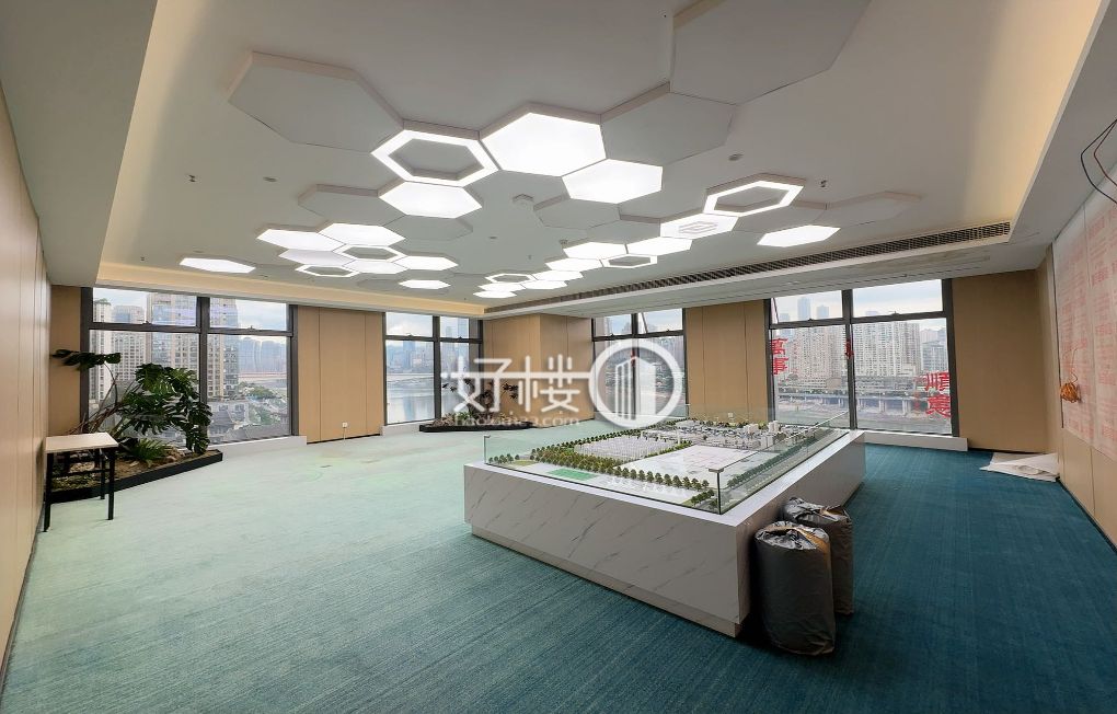 北滨路看江整层出租 豪装带家具户型方正成熟商圈写字楼|办公室出租|租赁/租金/图片