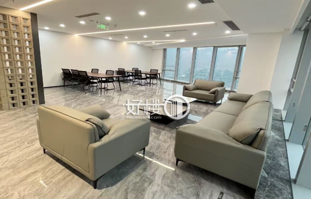 一线江景丨空调24小时自控丨全新精装带家具丨随时看m²写字楼|办公室出租|租赁/租金/图片
