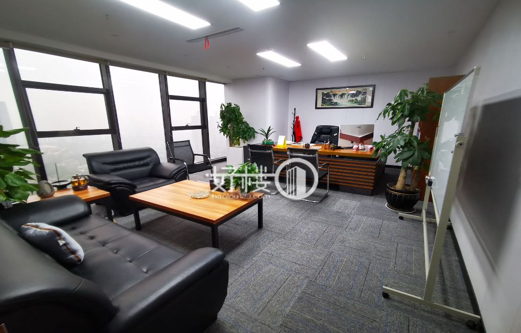 神州智慧天地电梯口户型 得房率高 装修带家具出租 m²写字楼|办公室出租|租赁/租金/图片