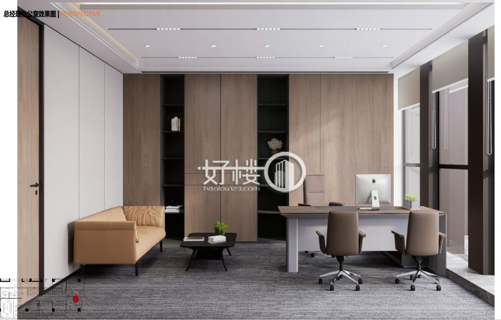 财富中心 精装带家具 大小面积可选 拎包入住m²写字楼|办公室出租|租赁/租金/图片