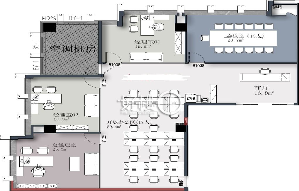 精信中心A栋写字楼|办公室出租|租赁/租金/图片