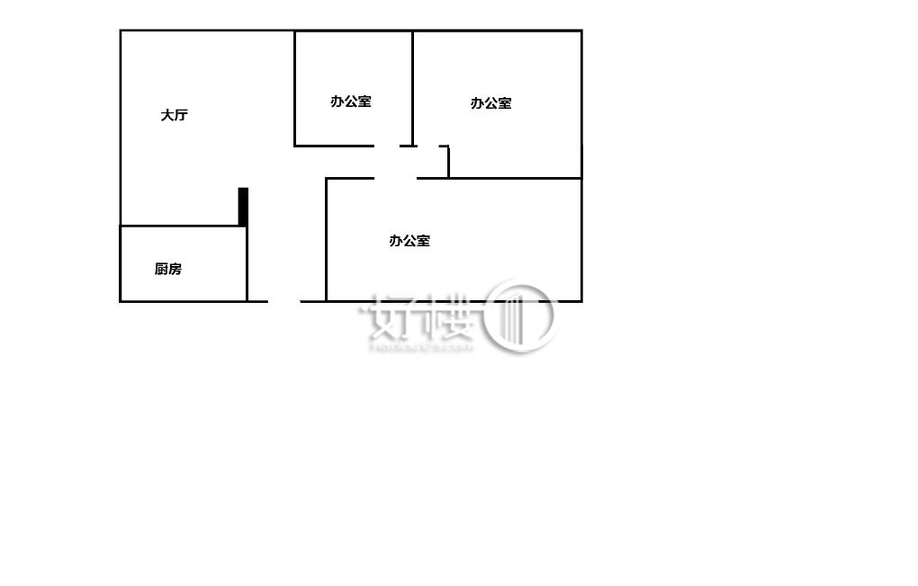 观音桥网红楼红鼎国际精装小户120平家具齐全m²写字楼|办公室出租|租赁/租金/图片