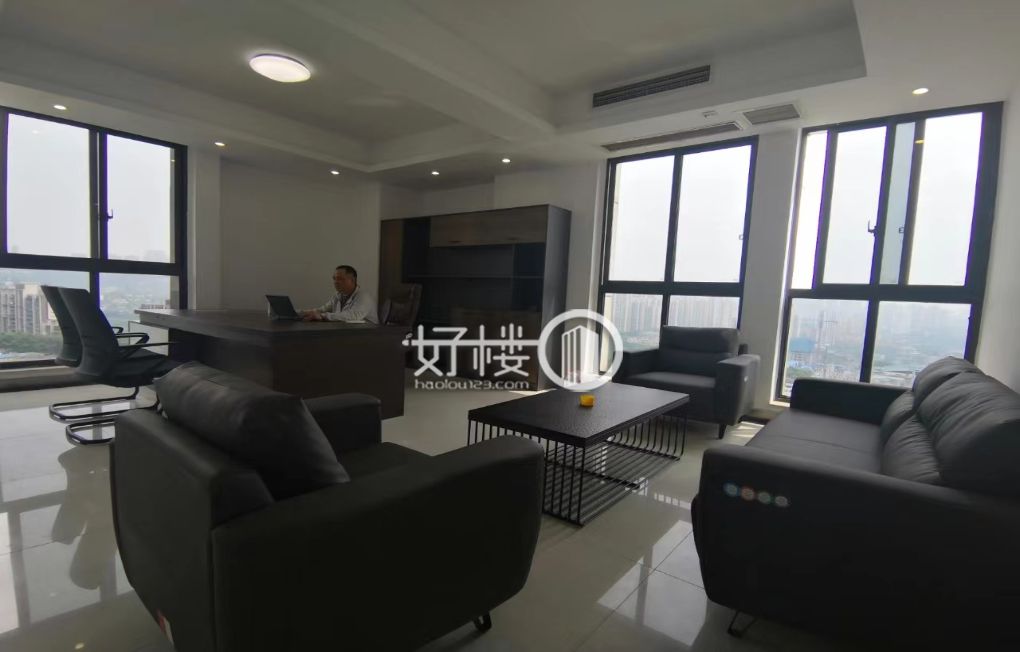 两江新区 轻轨出口 精装整层 租金60      写字楼|办公室出租|租赁/租金/图片