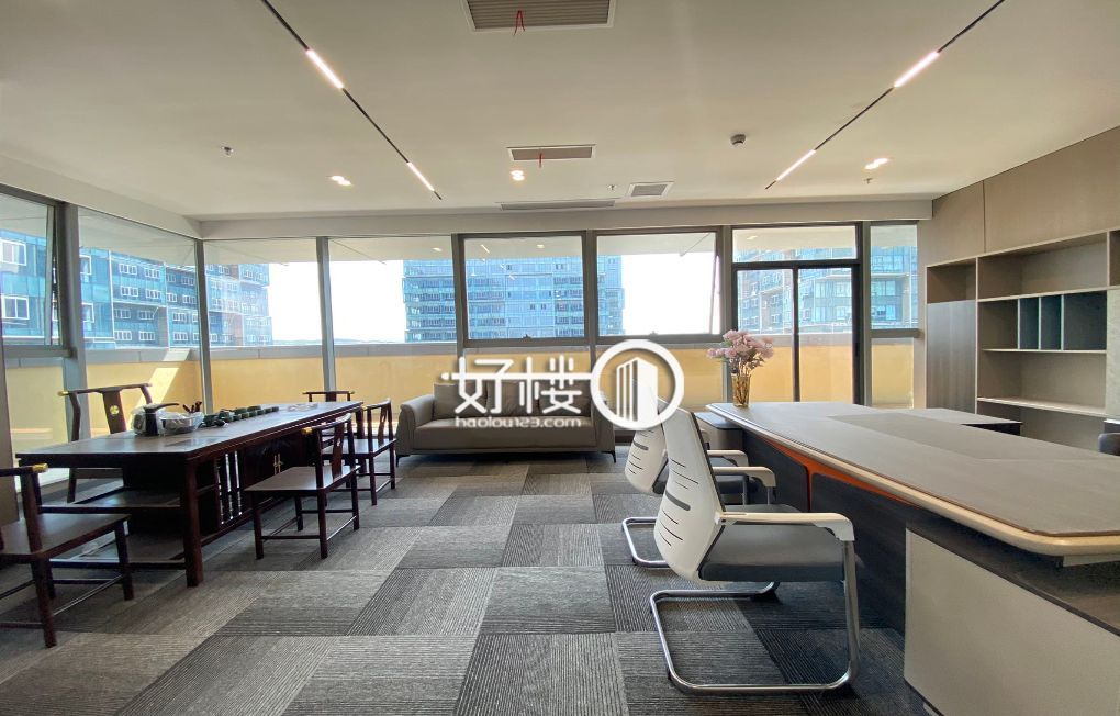 江北区轻轨出口绿地保税中心 5个办公室 随时可看写字楼|办公室出租|租赁/租金/图片