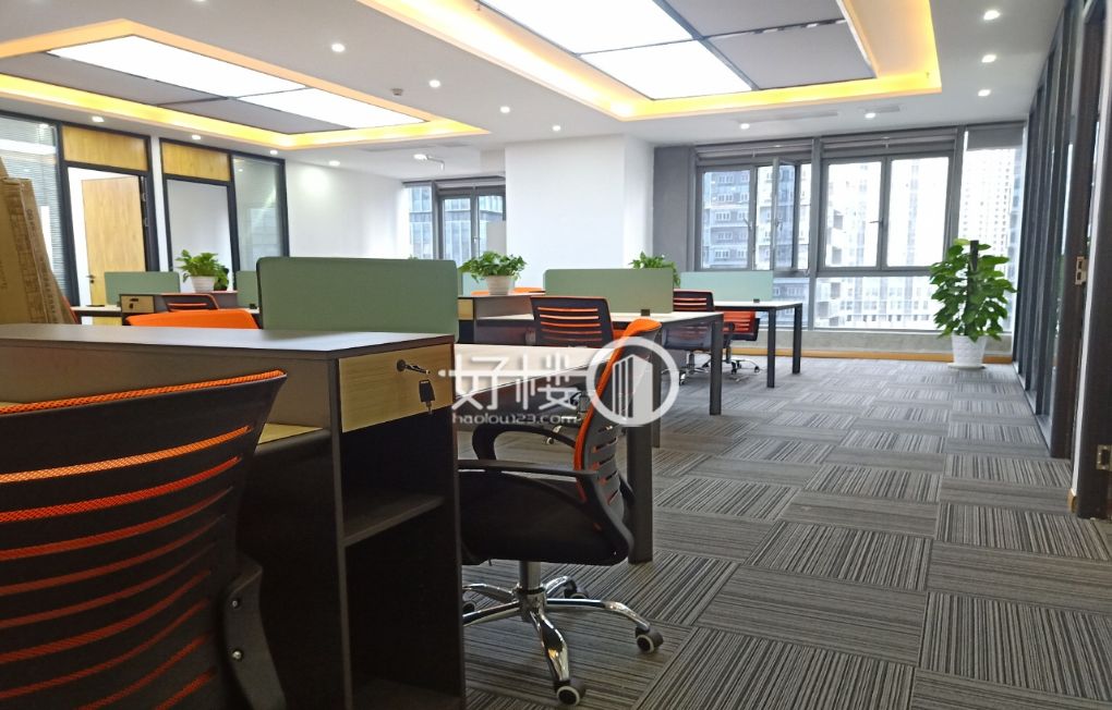 绿地保税中心 精装修 带家具 拎包入住 特价m²写字楼|办公室出租|租赁/租金/图片