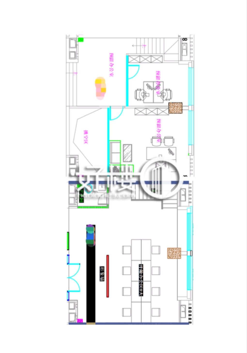 绿地保税中心二期3A栋写字楼|办公室出租|租赁/租金/图片