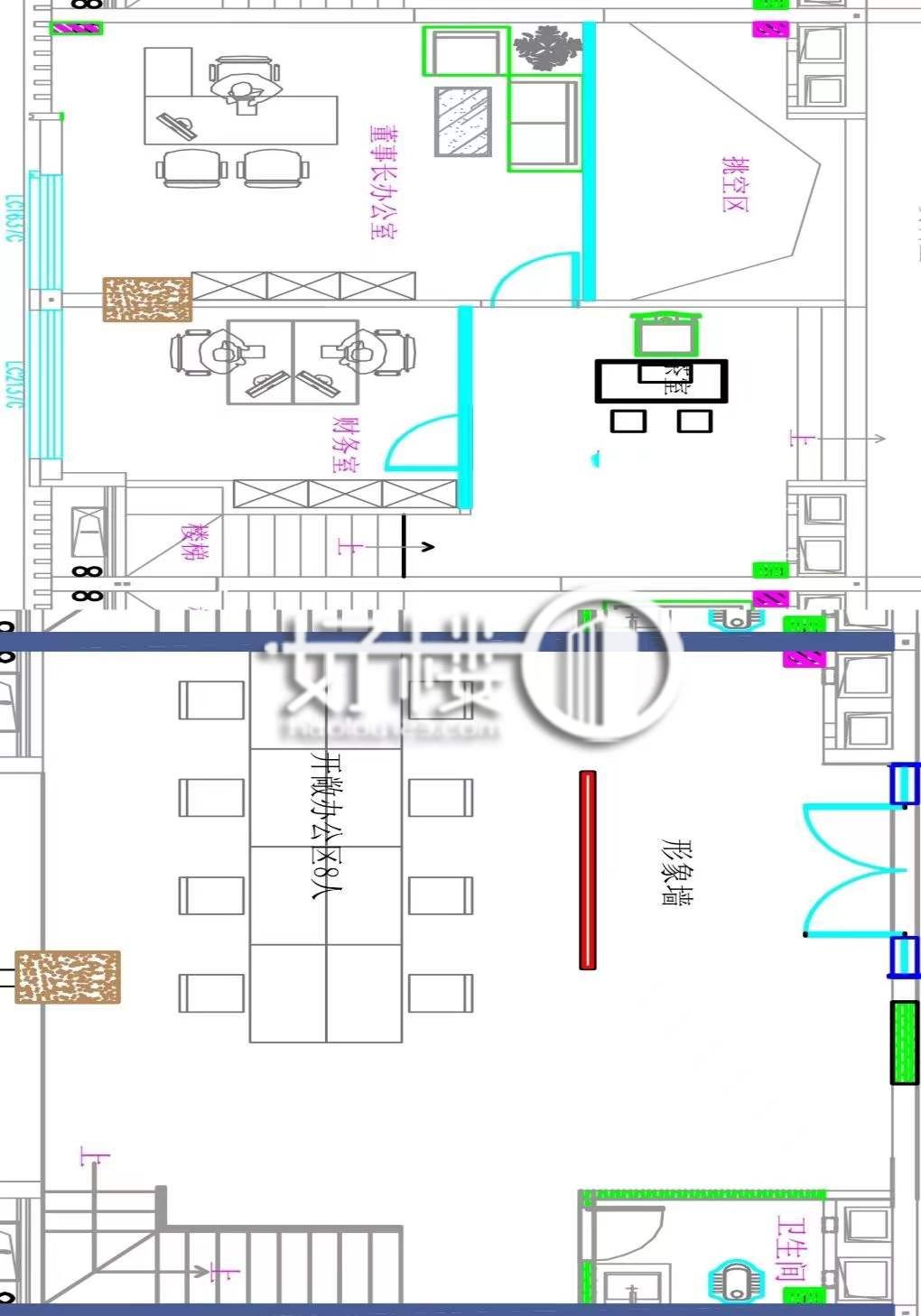 绿地保税中心二期3A栋写字楼|办公室出租|租赁/租金/图片