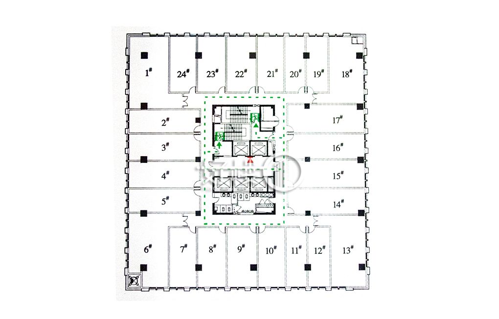 聚丰纵横国际A座写字楼|办公室出租|租赁/租金/图片