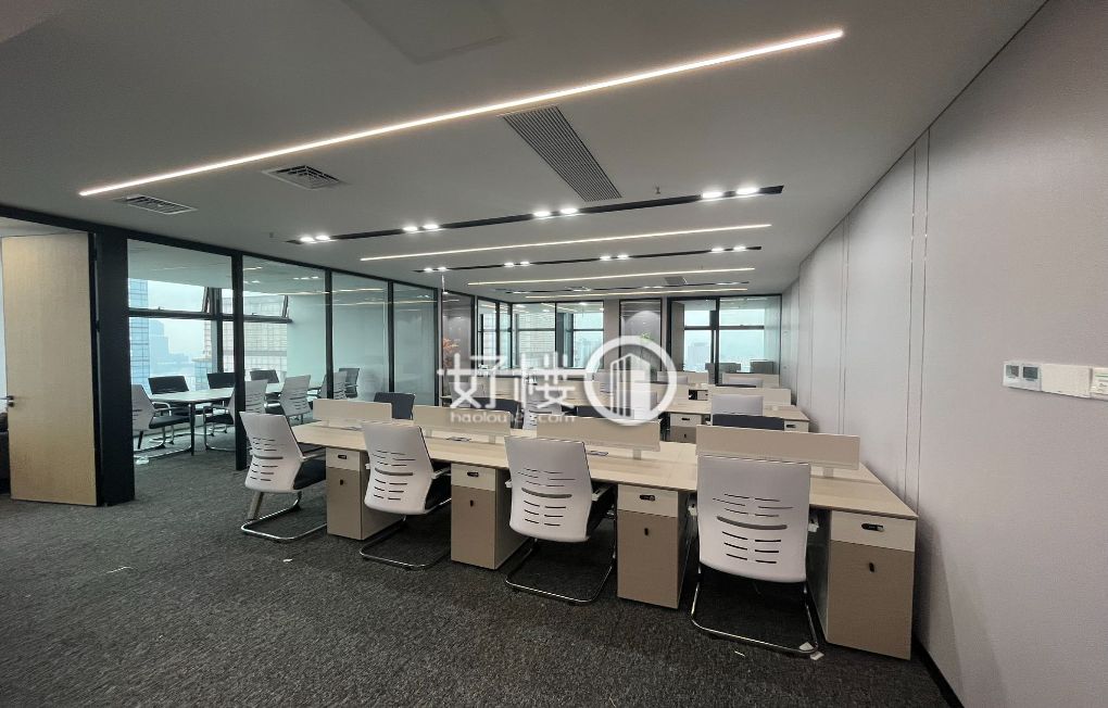 英利高区，拎包办公 精装带家具，双轻轨写字楼|办公室出租|租赁/租金/图片