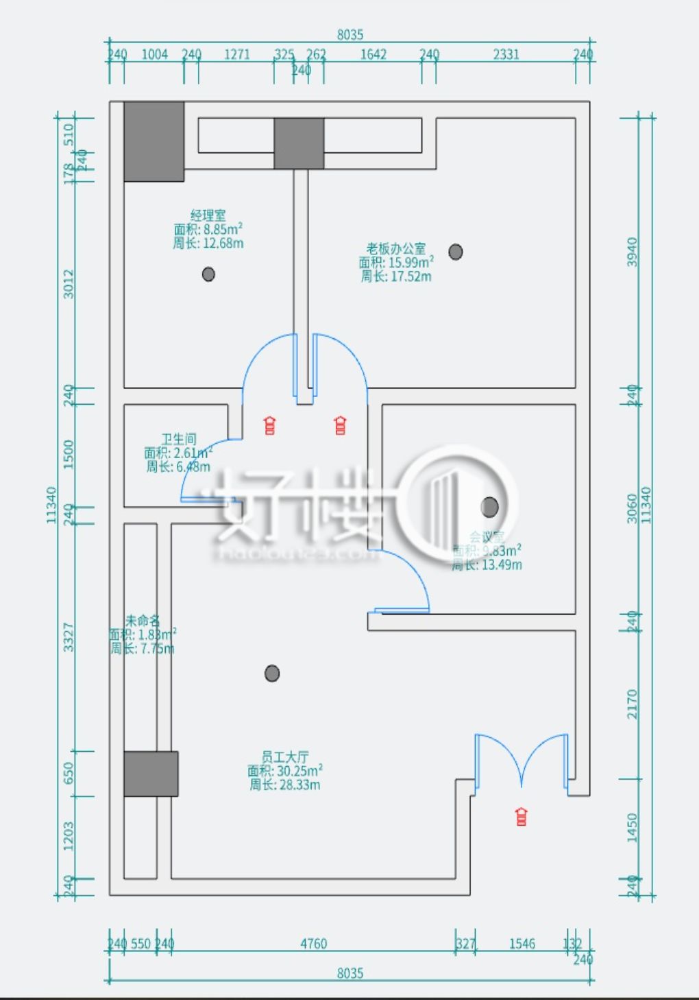 融创玖玺国际6栋写字楼|办公室出租|租赁/租金/图片