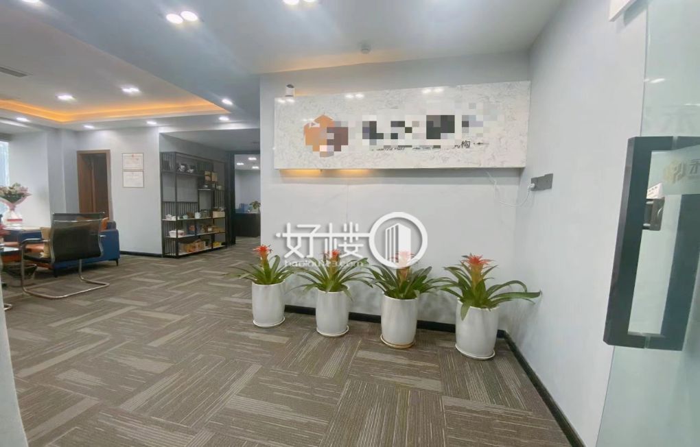 南坪 新装带家具  融创玖玺国际  户型方正 实物写字楼|办公室出租|租赁/租金/图片