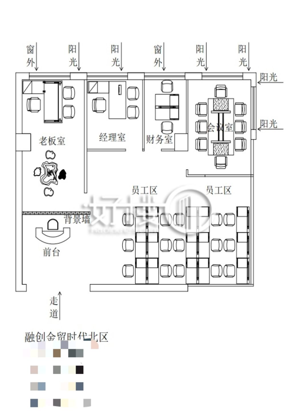 融创金贸时代北区08栋写字楼|办公室出租|租赁/租金/图片