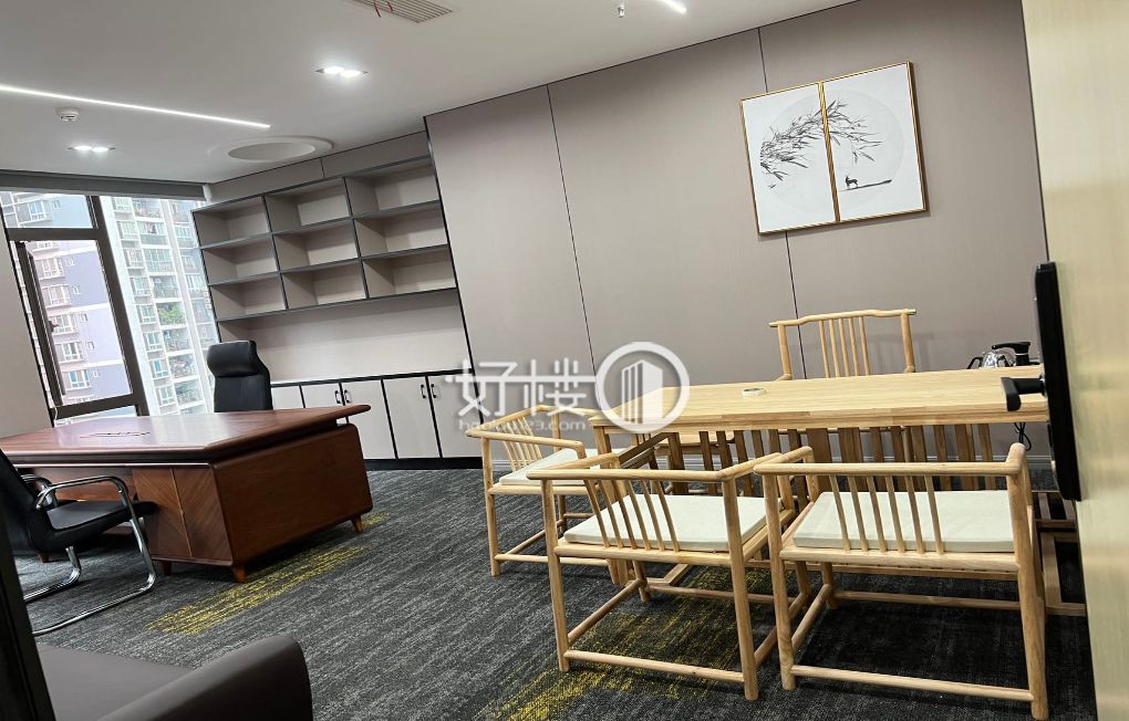 汽博商圈金渝轻轨站融创金贸时代精装修交通方便写字楼|办公室出租|租赁/租金/图片