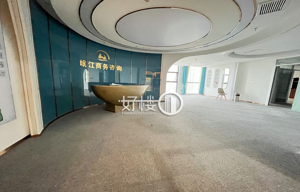 观音桥步行街商圈纯写 轻轨边320平精装办公室出租写字楼|办公室出租|租赁/租金/图片