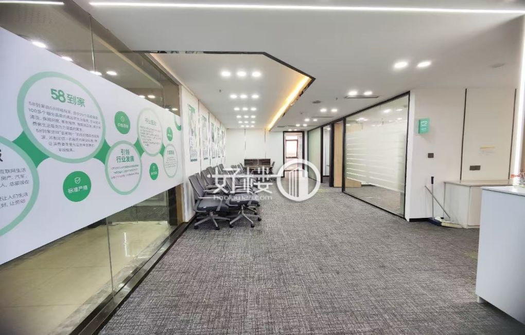 渝北鸳鸯轻轨站出口 融科中心精装办公室现房出租写字楼|办公室出租|租赁/租金/图片