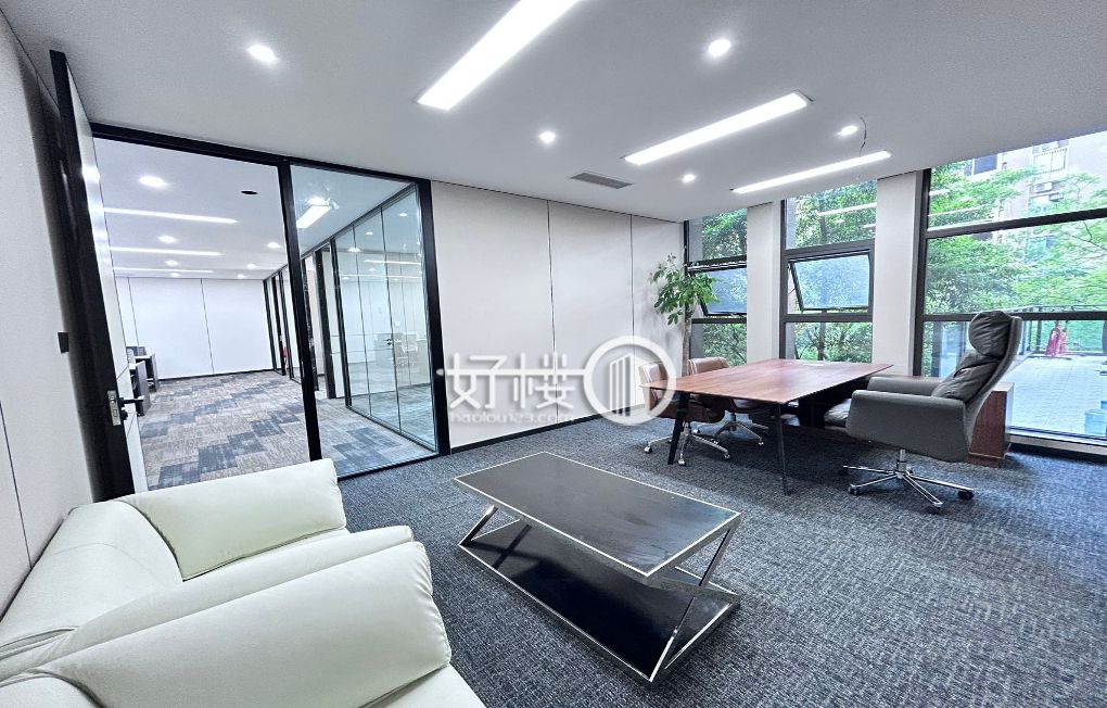 公园式办公  渝北环线轻轨口贝蒙盘古精装带家具写字楼|办公室出租|租赁/租金/图片