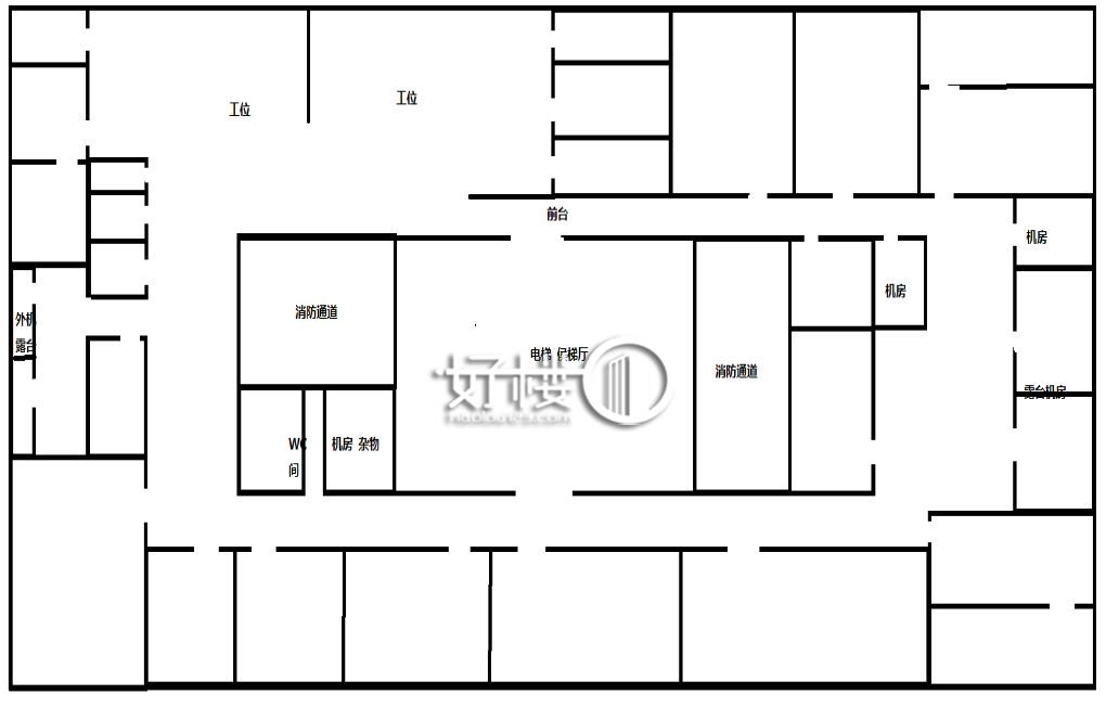 财富大厦B座写字楼|办公室出售|租赁/租金/图片