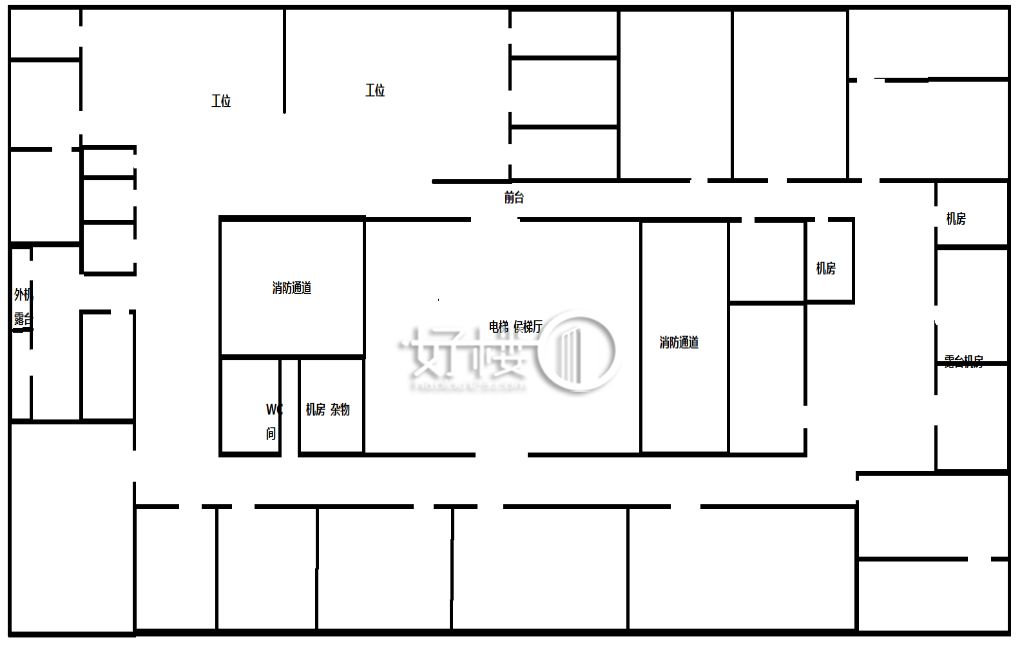财富大厦B座写字楼|办公室出租|租赁/租金/图片