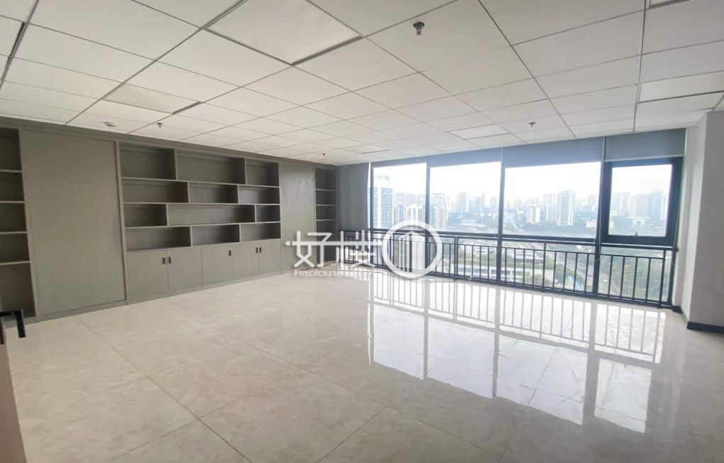 财富中心精装整层出租 电梯口大气前台 带全套家具 写字楼|办公室出租|租赁/租金/图片