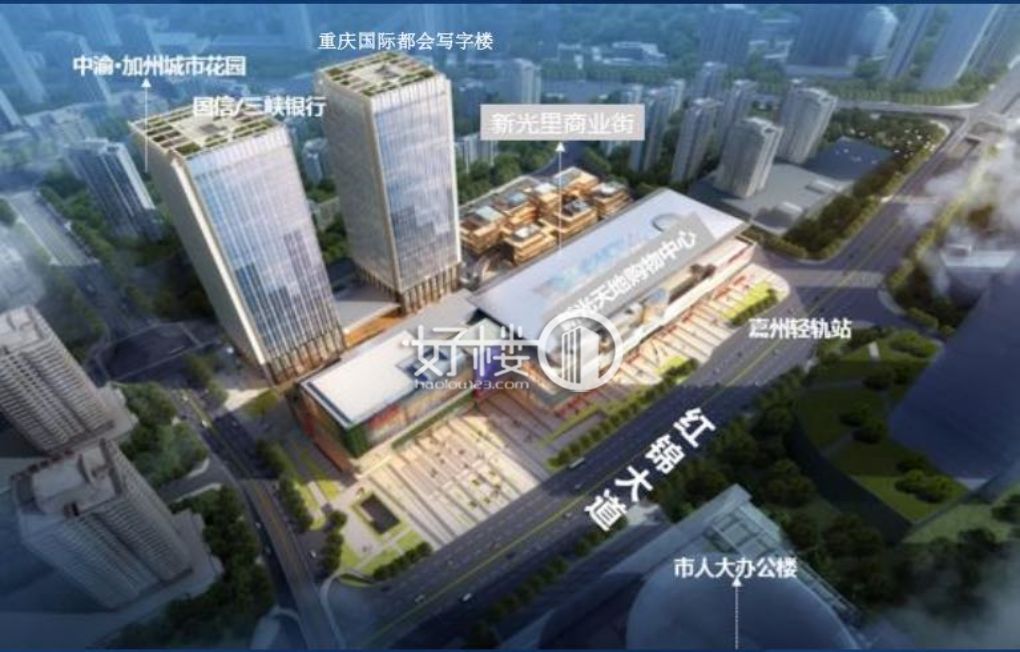 重庆国际都会写字楼|办公室出租|租赁/租金/图片