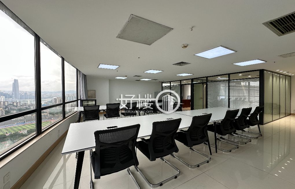 两路口轻轨站旁希尔顿精装修办公室出租写字楼写字楼|办公室出租|租赁/租金/图片
