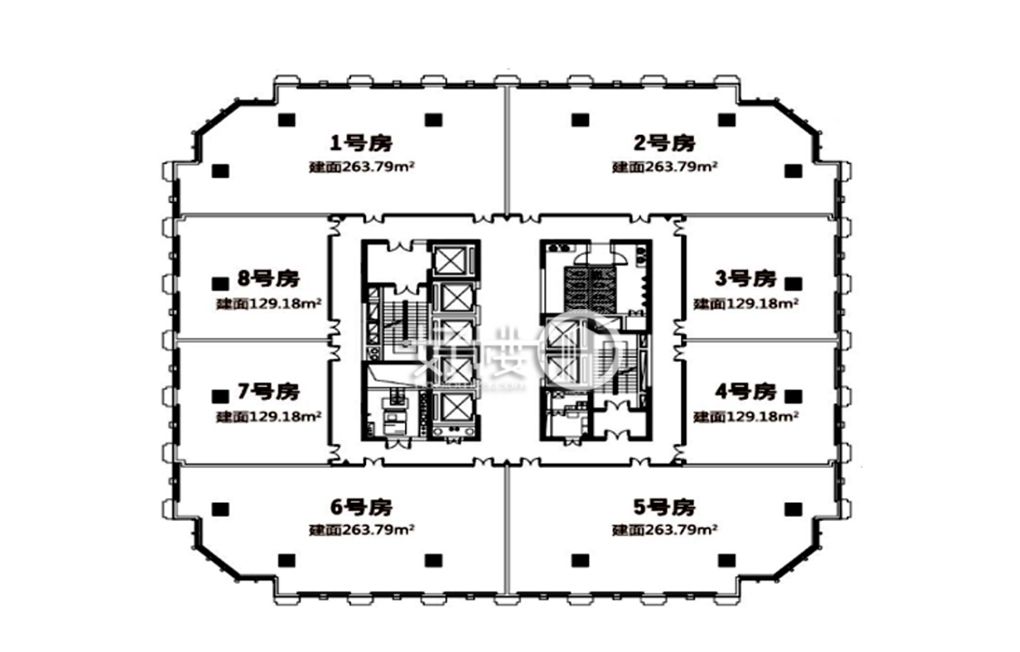 重庆总部城C1栋写字楼|办公室出售|租赁/租金/图片
