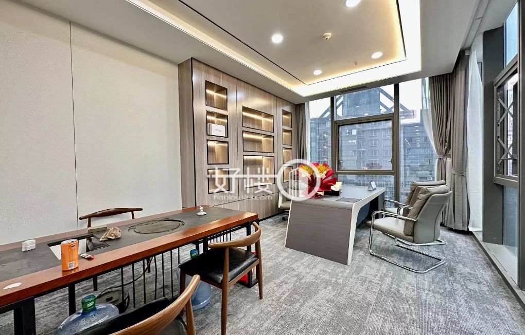 空调自控 观音桥时代中心精装现房 随时可看 户型正m²写字楼|办公室出租|租赁/租金/图片