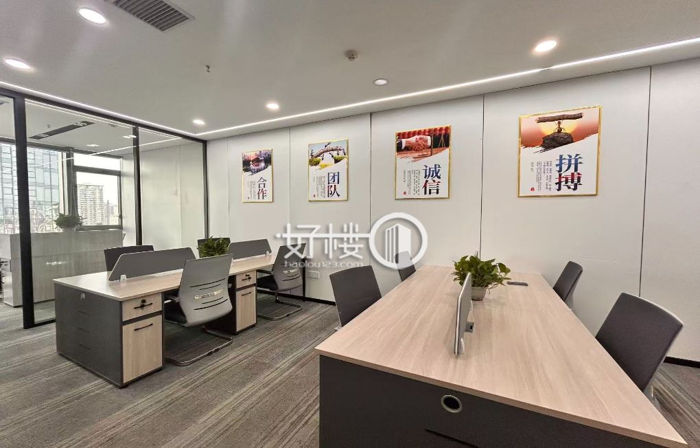 观音桥 三个办公室 免费停车 精装现房 随时可看m²写字楼|办公室出租|租赁/租金/图片