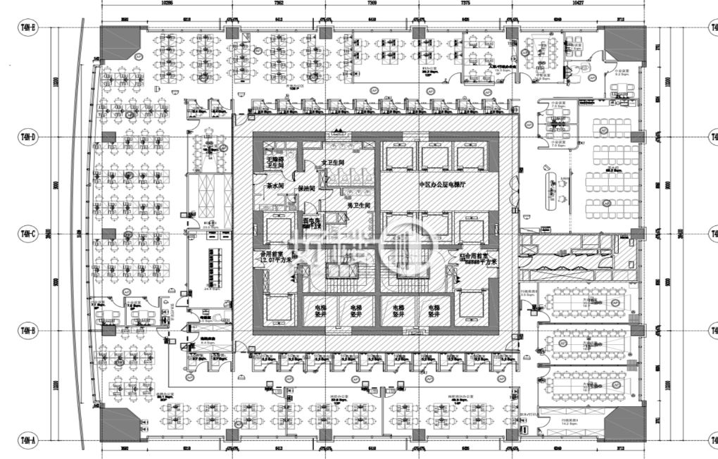 重庆来福士办公楼A座写字楼|办公室出租|租赁/租金/图片