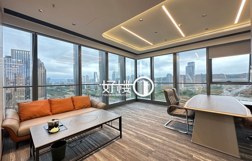 财富中心精装修带家具办公室带租约出售写字楼|办公室出租|租赁/租金/图片