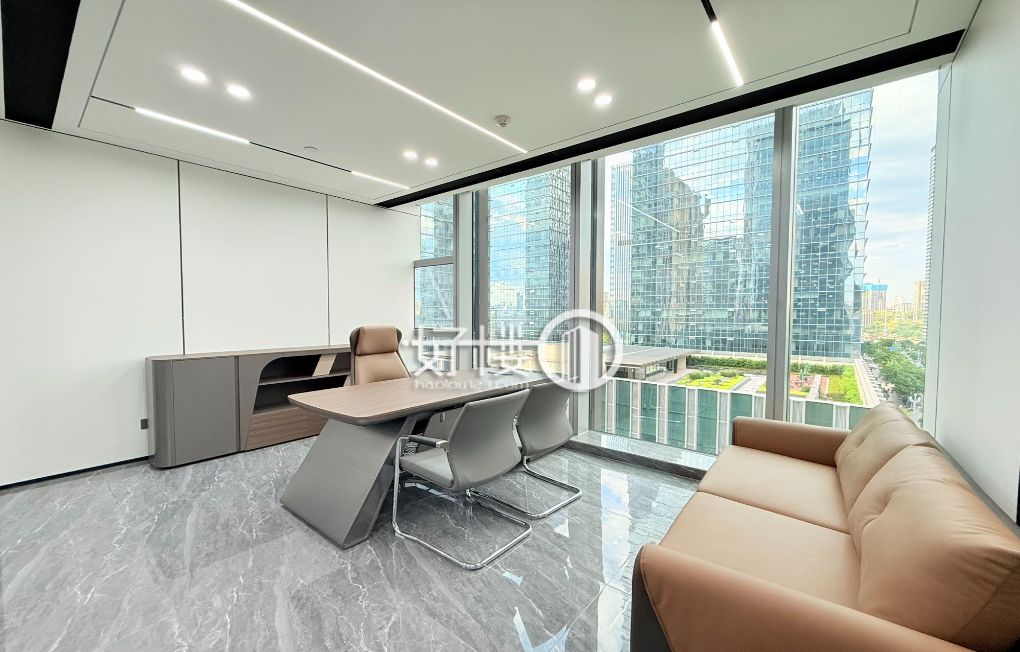 端头户型 双面采光 江北嘴金融城精装带家具出租  写字楼|办公室出租|租赁/租金/图片