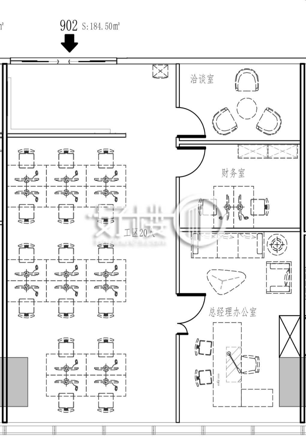 江北嘴金融城精装现房出租 享超大公区 地铁口写字楼|办公室出租|租赁/租金/图片