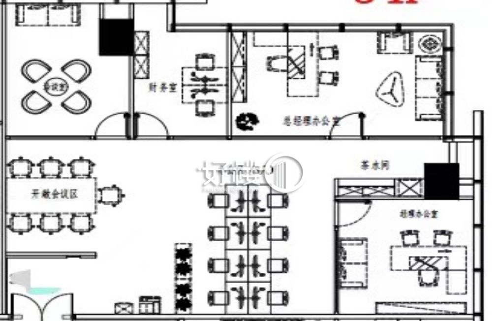 金融城3号T2栋写字楼|办公室出租|租赁/租金/图片