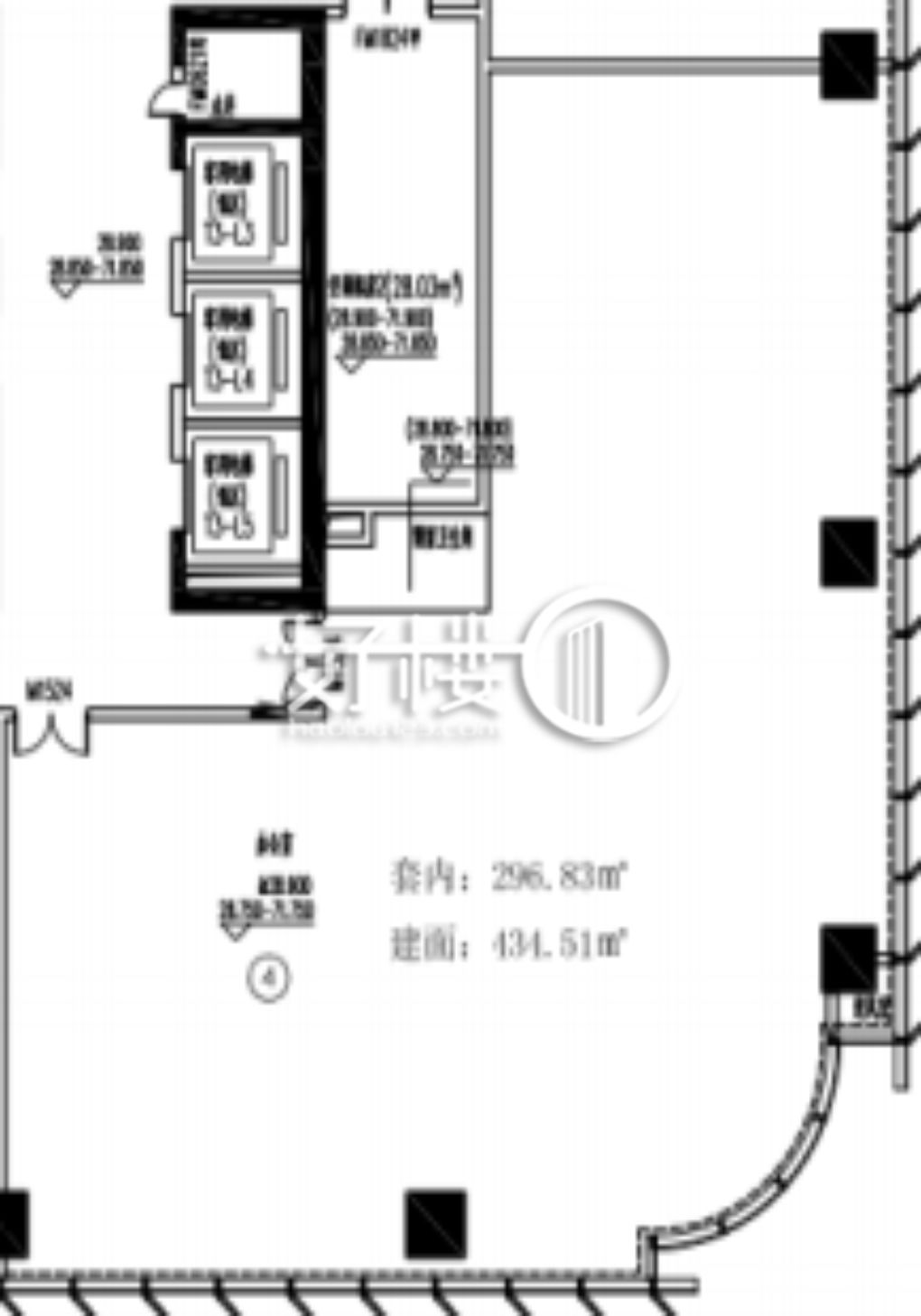 金融城3号T3栋写字楼|办公室出售|租赁/租金/图片