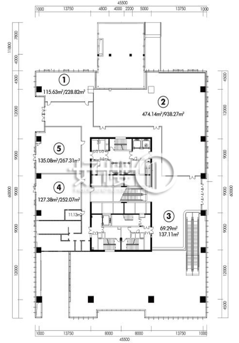 锦嘉国际写字楼|办公室出租|租赁/租金/图片