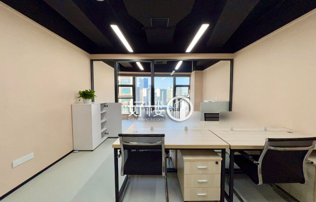 联合办公丨靠窗6人套间出租丨一价全包，享多重服务写字楼|办公室出租|租赁/租金/图片